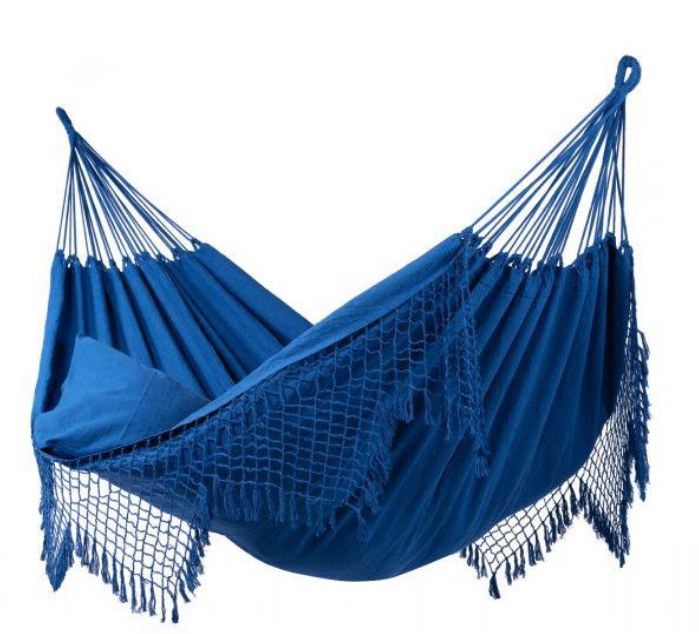 REDE DE DORMIR CASAL FANTASIA AZUL E VERDE